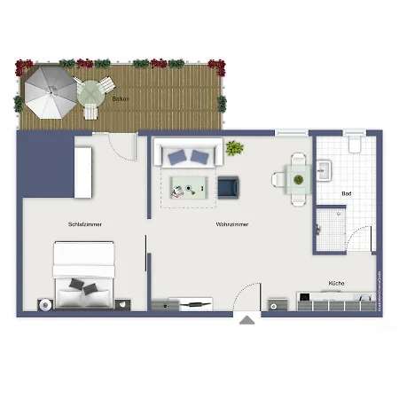 Apartmán Haus Kuehlung 17 Ostseebad Kühlungsborn